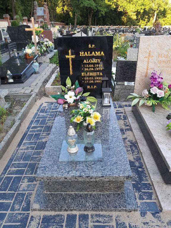 Grób Elżbieta Halama
