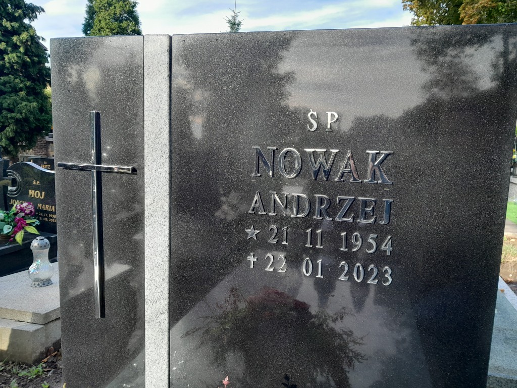 Andrzej Nowak 1954 Piekary Śląskie - Grobonet - Wyszukiwarka osób pochowanych